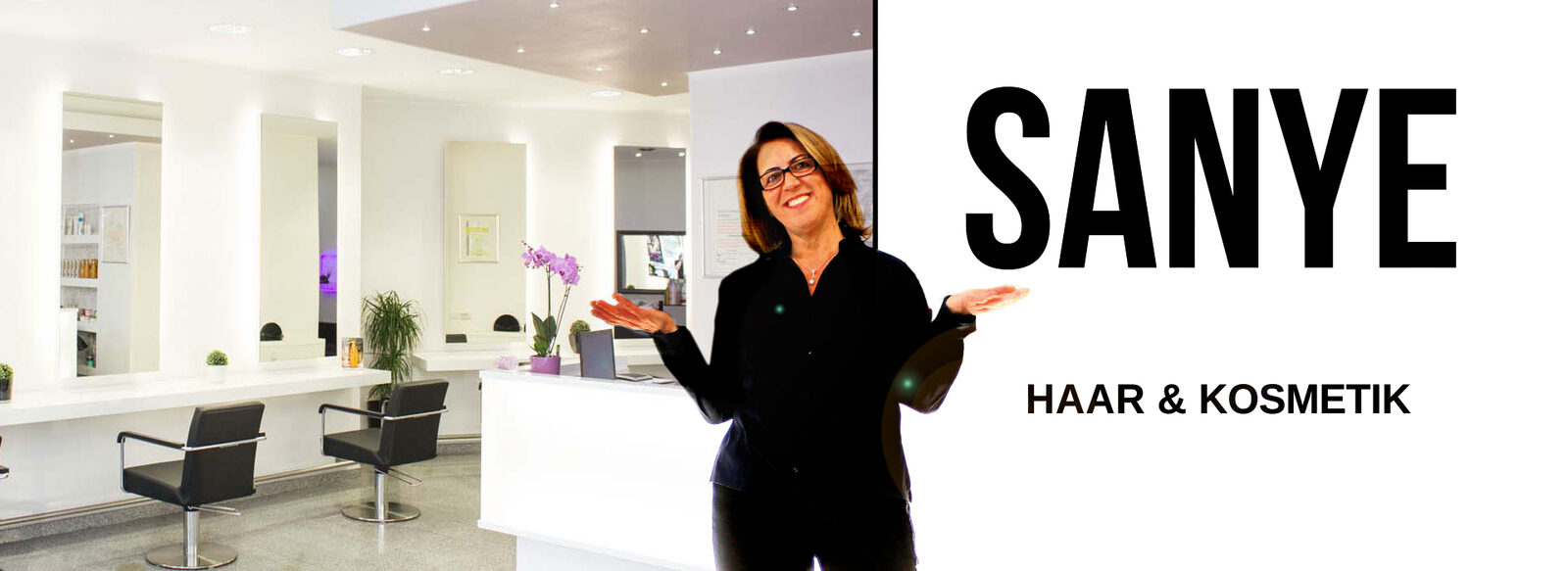 Blick in den Salon Sanye Haar und Kosmetik
